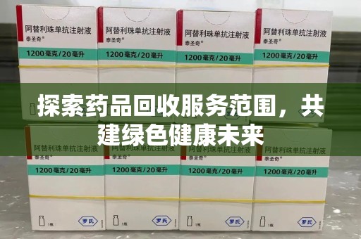 衡阳探索药品回收服务范围，共建绿色健康未来